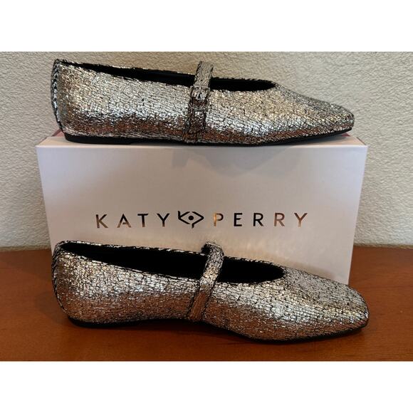Katy Perry The Evie Mary Jane – Silver – Women’s Size 11 (EU 41) -  NEW in BOX - Picture 6 of 12